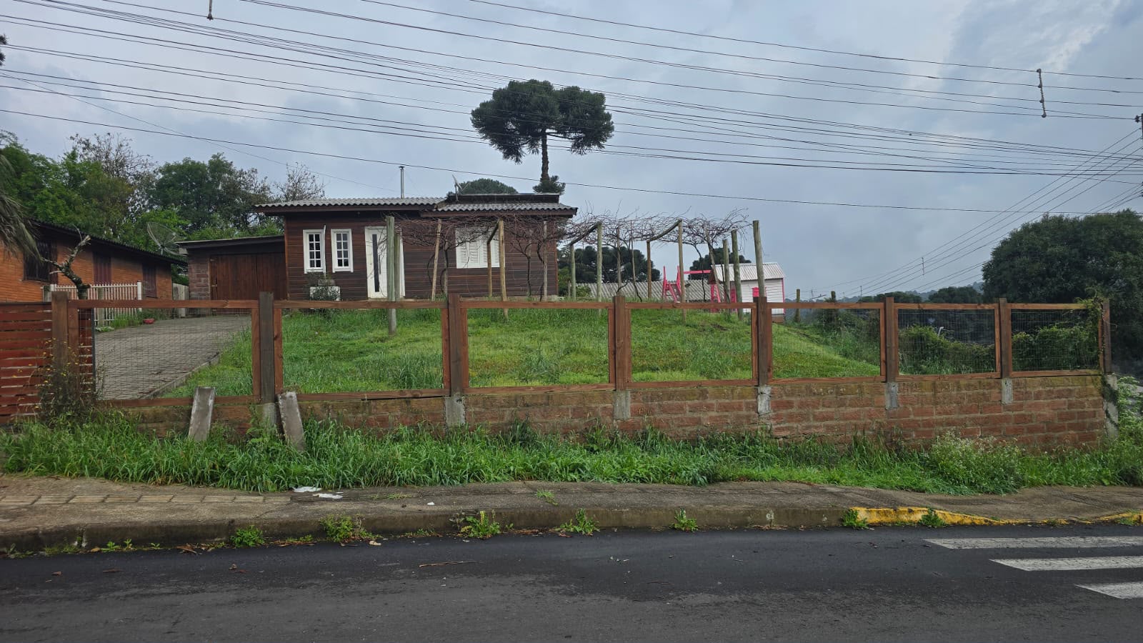 Cercamento visto de frente